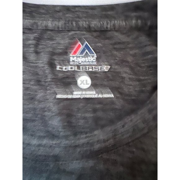 Majestic Pittsburgh Steelers Cool Base Tee Men's XL Grey T-Shirt Short Sleeved - Picture 8 of 8